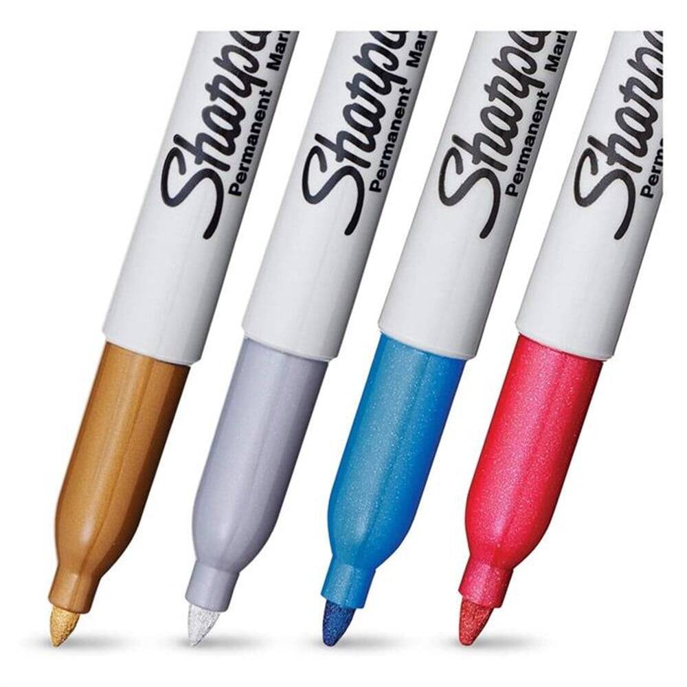 Sharpie Marker Set Metalik Renkler 4lü Blister