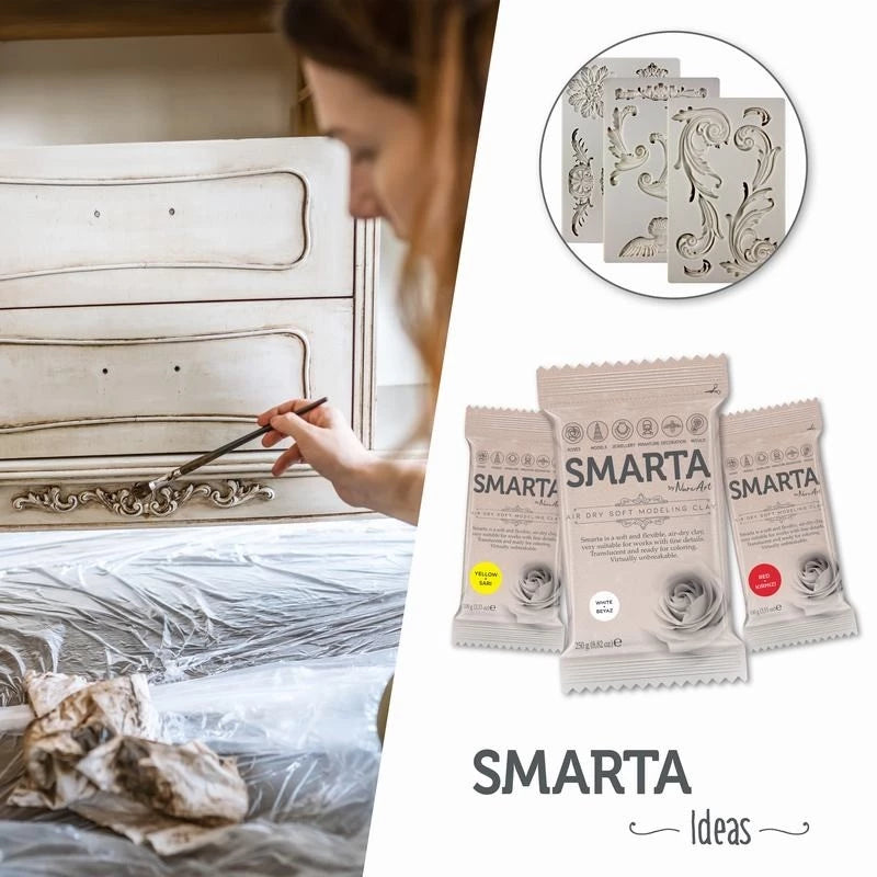Smarta Havayla Kuruyan Model Hamuru 100gr Mavi