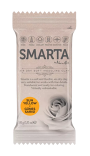 Smarta Havayla Kuruyan Modelleme Hamuru 100gr - Güneş Sarısı