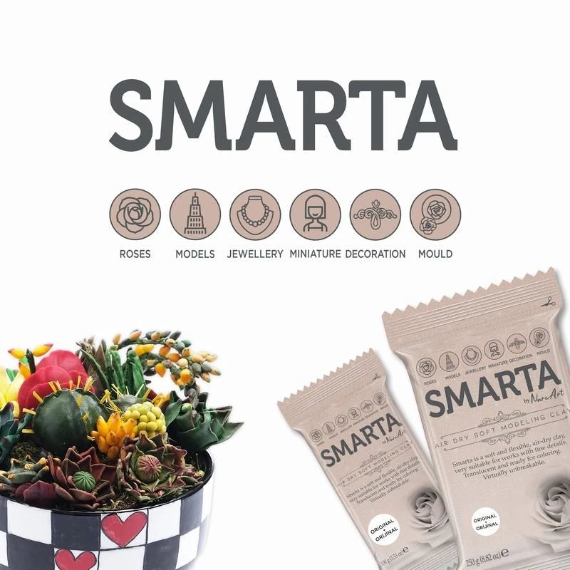Smarta Havayla Kuruyan Modelleme Hamuru 100gr - Güneş Sarısı
