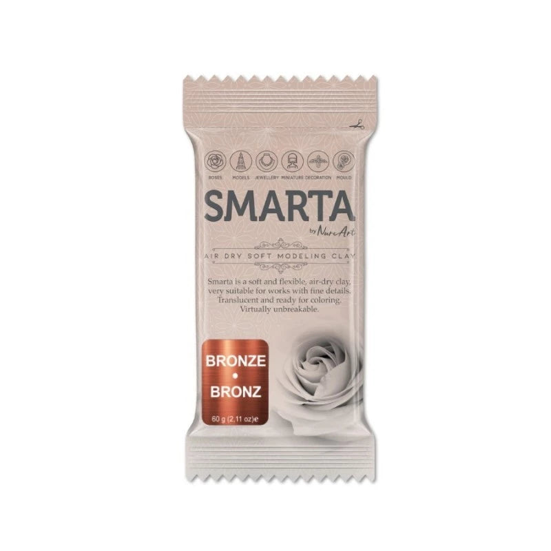 Smarta Havayla Kuruyan Modelleme Hamuru 60gr Metalik Bronz