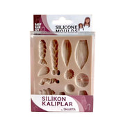Smarta Silikon Kalıp Bebek Saç Seti SK1013024