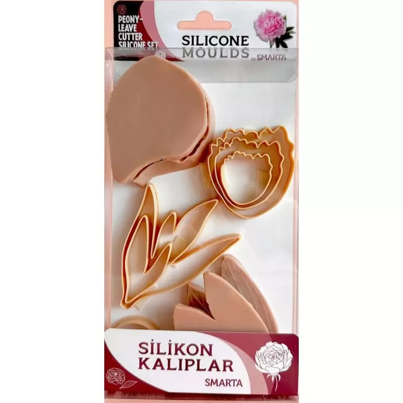 Smarta Silikon Kalıp Çiçekler Şakayık Yaprak SK1013072