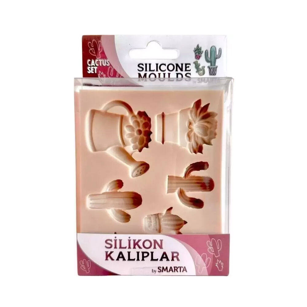 Smarta Silikon Kalıp Kaktüs Seti SK1013030
