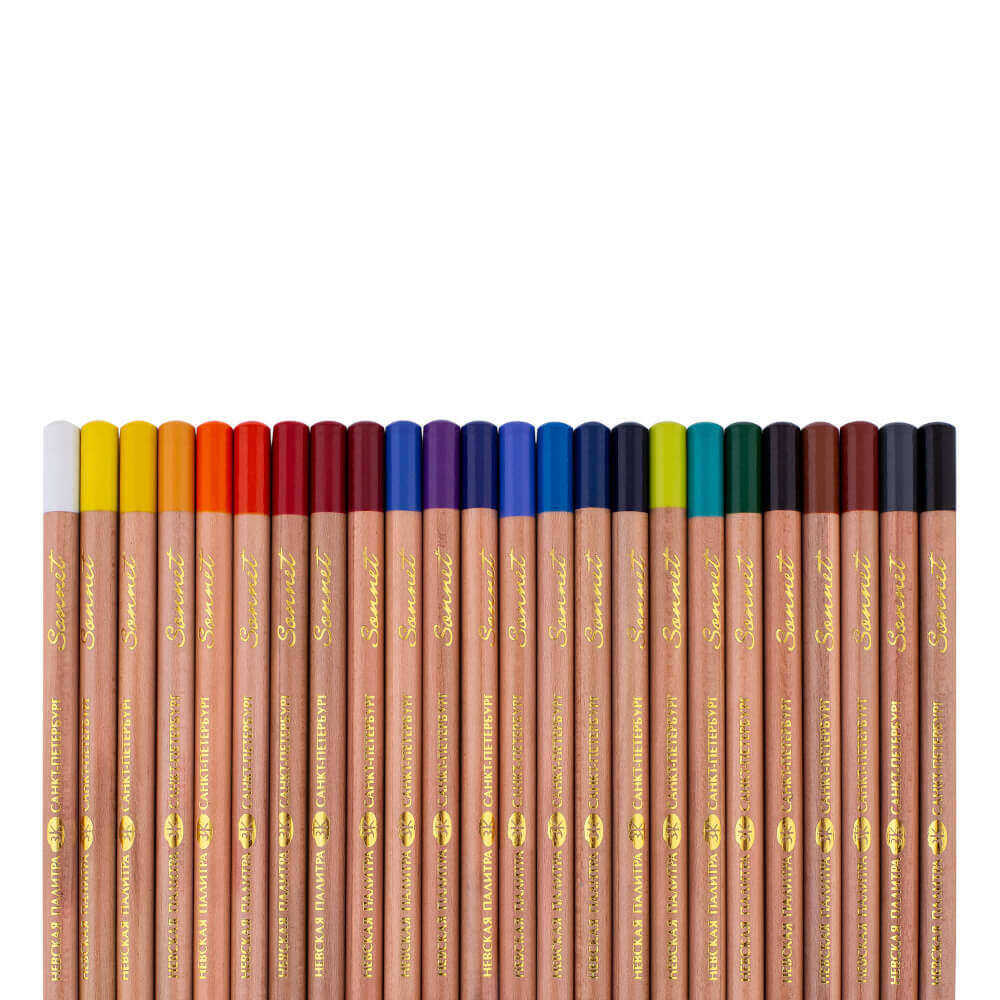 St. Petersburg Sonnet Pastel Kalem Seti 24'lü