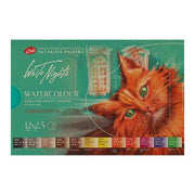 St. Petersburg White Nights Extra-Fine Tam Tablet Plastik Kutu Sulu Boya Seti 2.5 ml 12li Animalistik Renkler