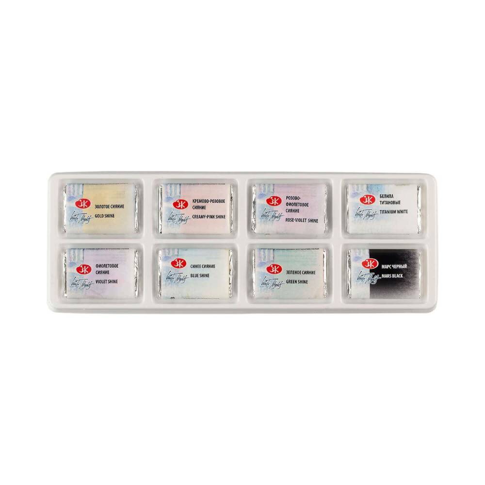 St. Petersburg White Nights Extra-Fine Tam Tablet Sulu Boya Seti 2.5 ml Shimmering Collection Summer 8li