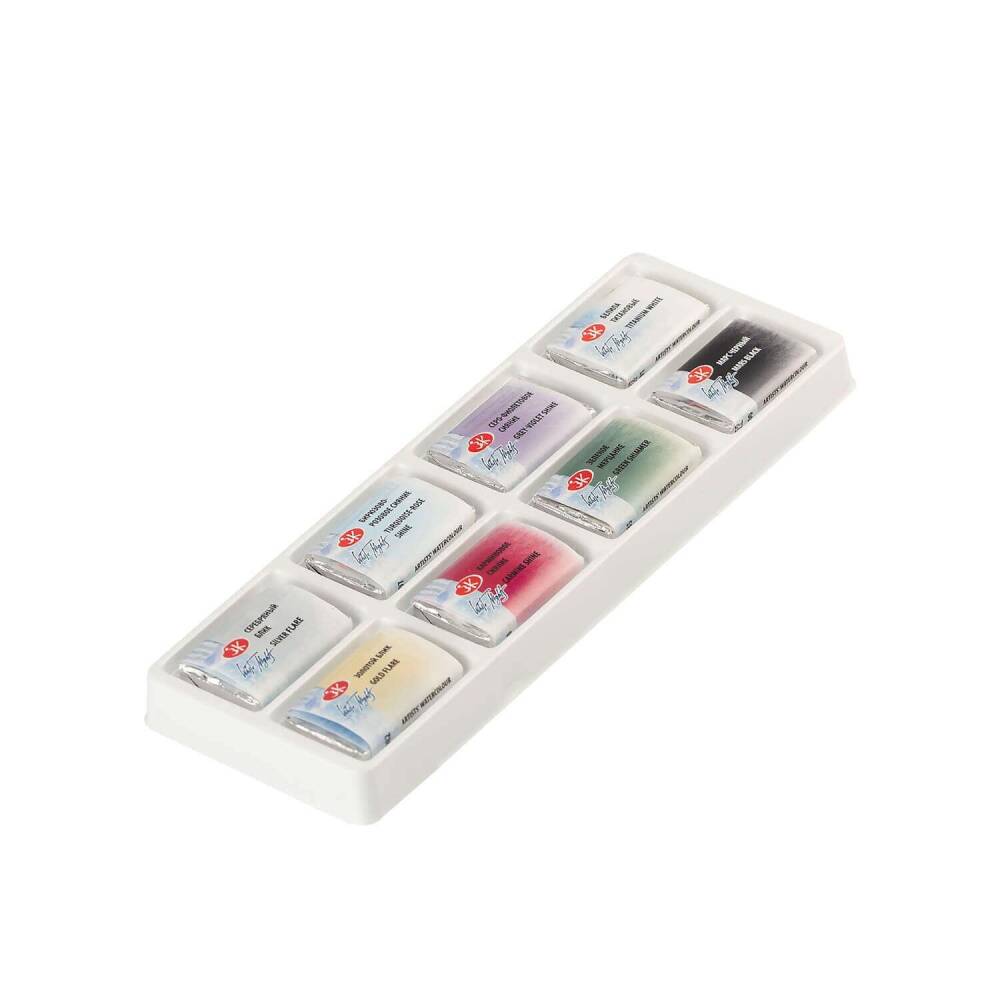 St. Petersburg White Nights Extra-Fine Tam Tablet Sulu Boya Seti 2.5 ml Shimmering Collection Winter 8li