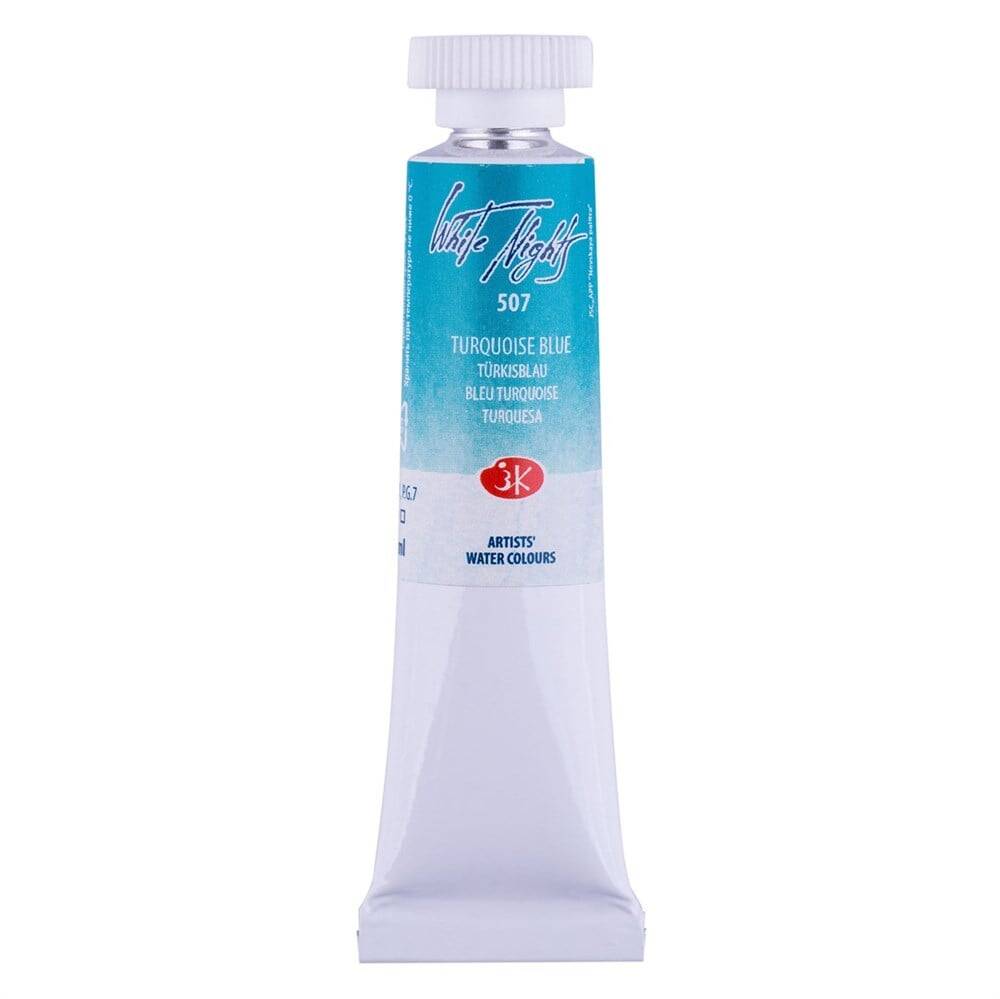 St. Petersburg White Nights Tüp Sulu Boya 10 ml 507 Turquoise blue