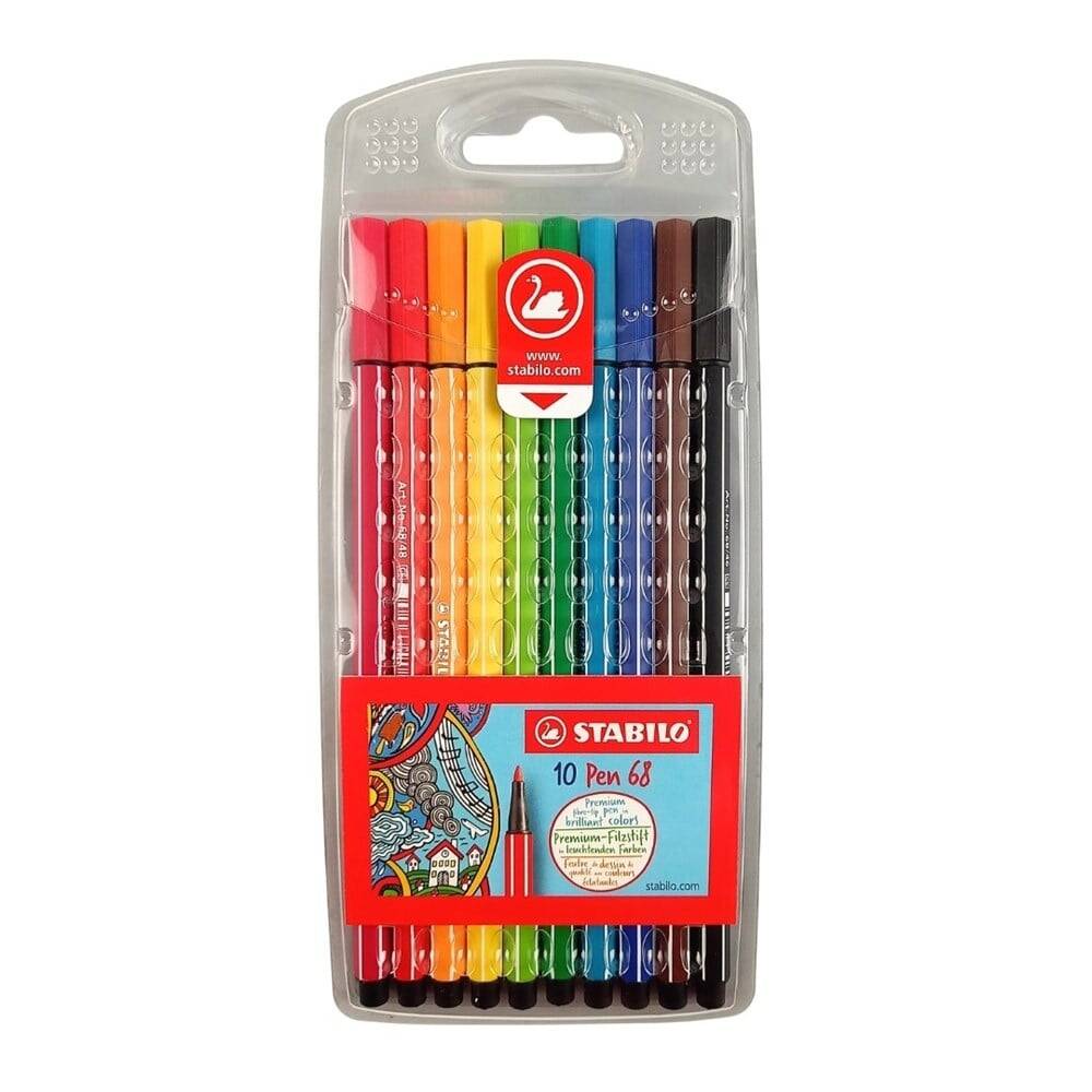 Stabilo Keçeli Kalem Pen 68 10Lu
