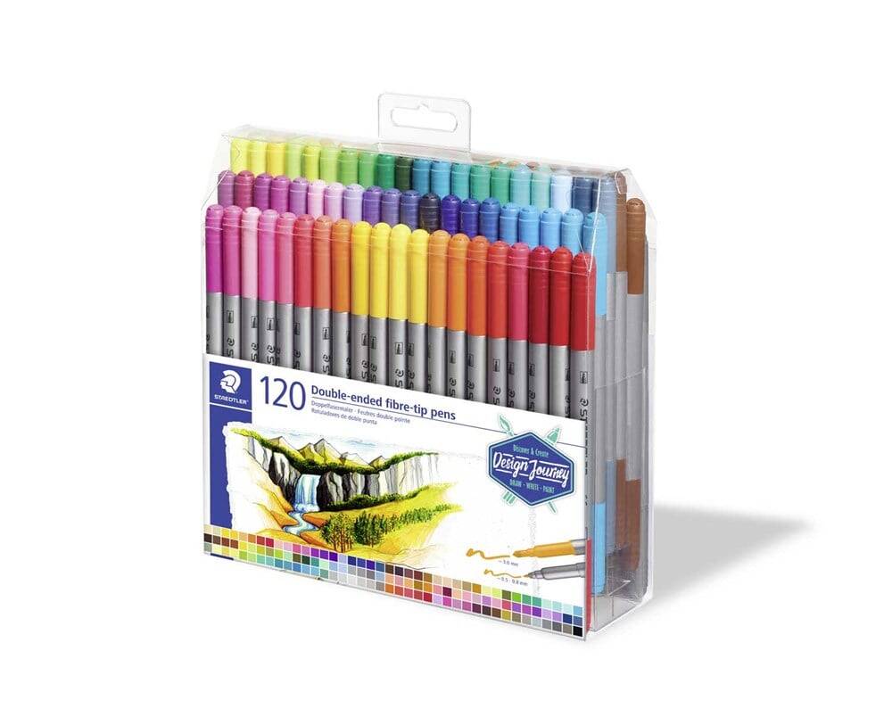 Staedtler Çift Taraflı Keçeli Kalem 3200 TB 120'Li