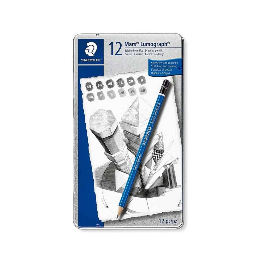 Staedtler G12 Mars Lumograpy Kurşun Kalem 12Li