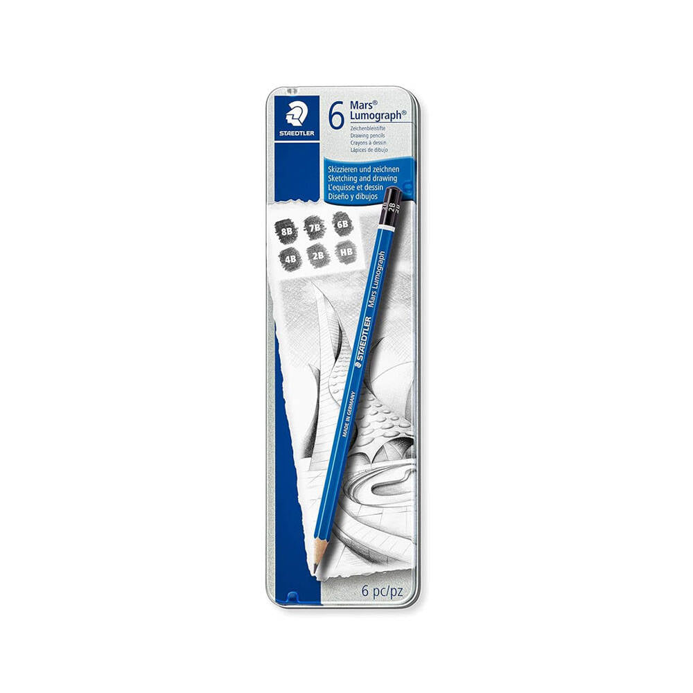 Staedtler G6 Mars Lumograpyh Kurşun Kalem 6Lı