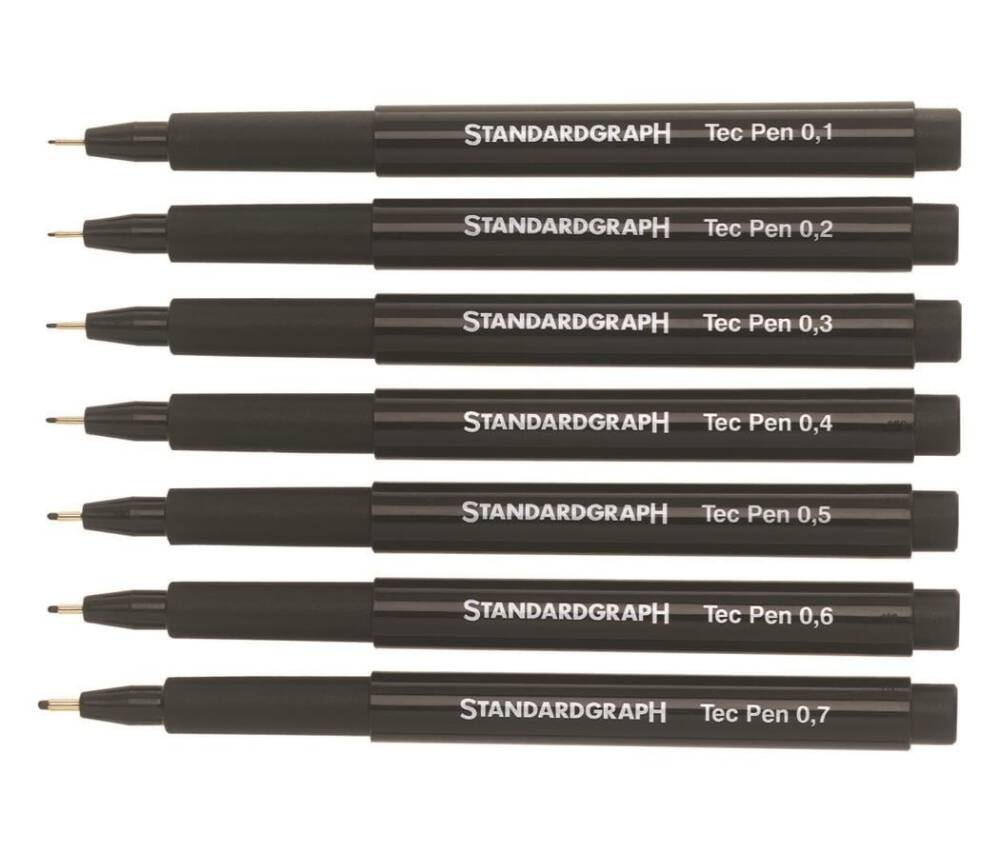 Standardgraph Teknik Çizim Kalemi 0.3 mm Siyah