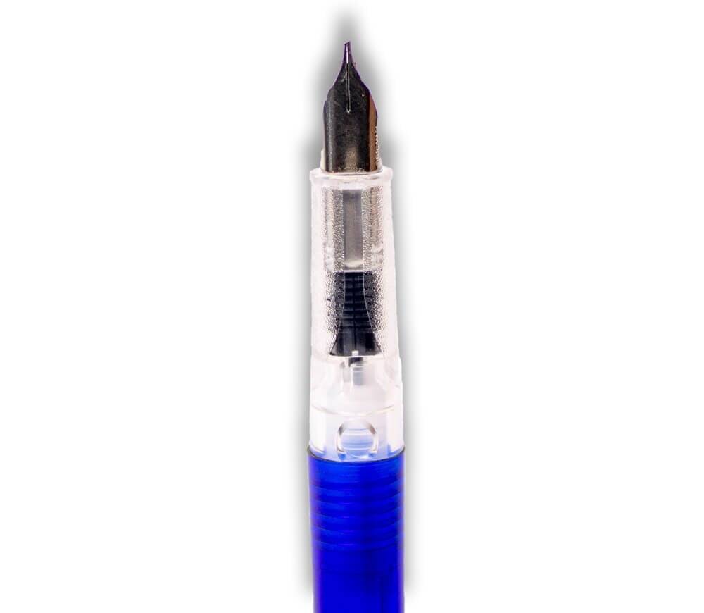 Steel Pen Dolma Kalem 0.5 mm Mavi ( Hat İçin Özel Kesilmiş Uçlar)