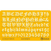 Stencil Kaligrafi Yazı Şablonu