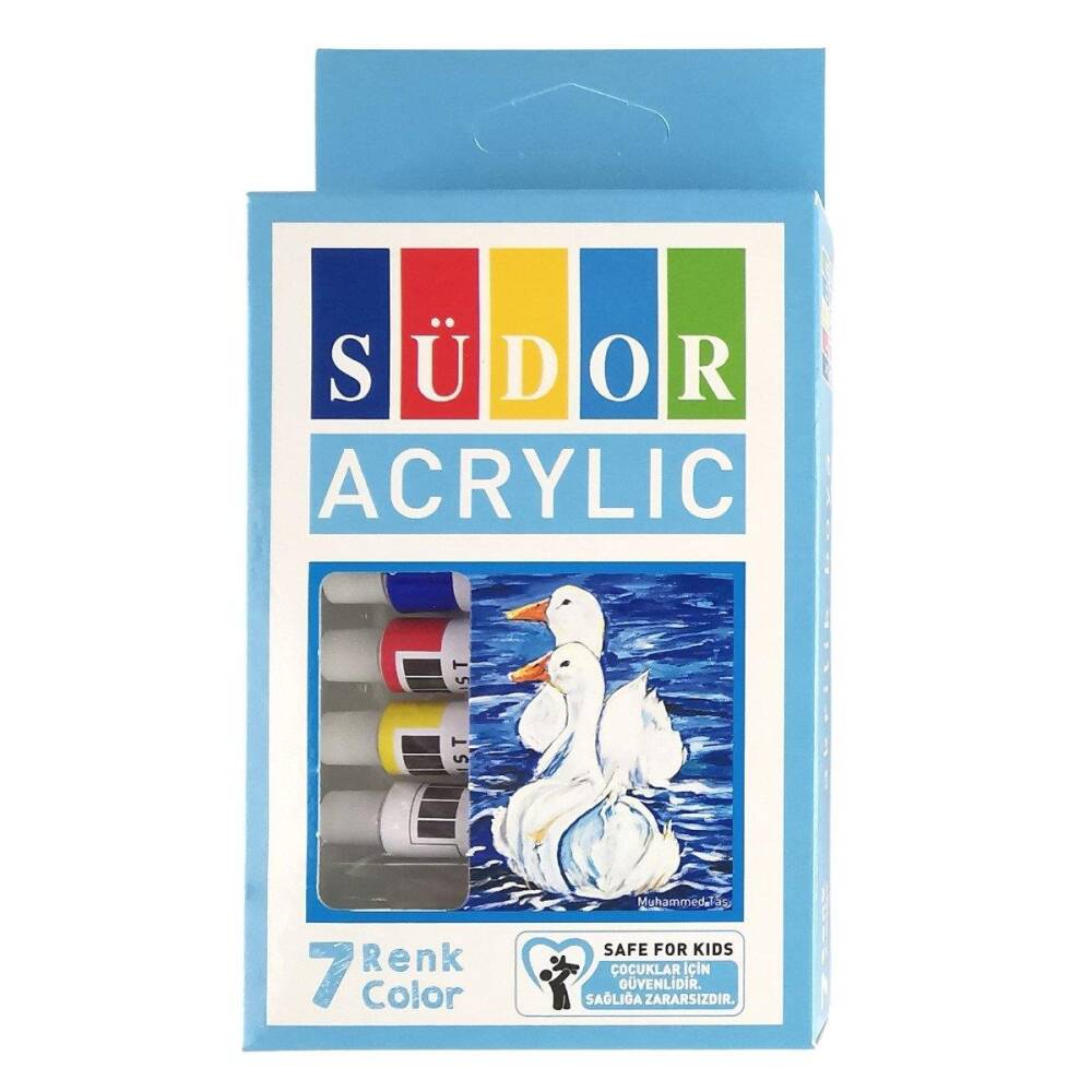 Südor Akrilik Boya Tüp 7Li 9 ml