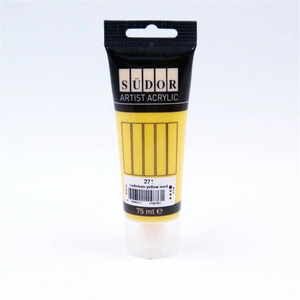 Südor Akrilik Tüp 75 ml Kadmiyum Sarı 271