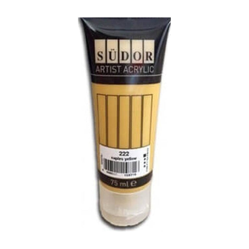 Südor Akrilik Tüp 75 ml Napoli Sarısı 222