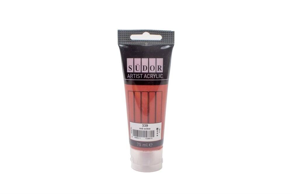 Südor Akrilik Tüp 75 ml Toprak Kırmızı 339
