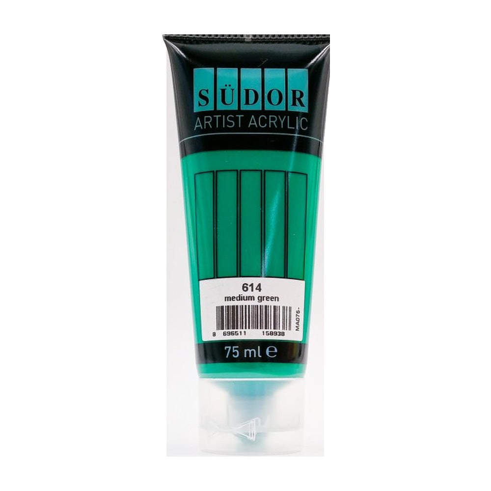 Südor Akrilik Tüp 75 ml Yeşil 614