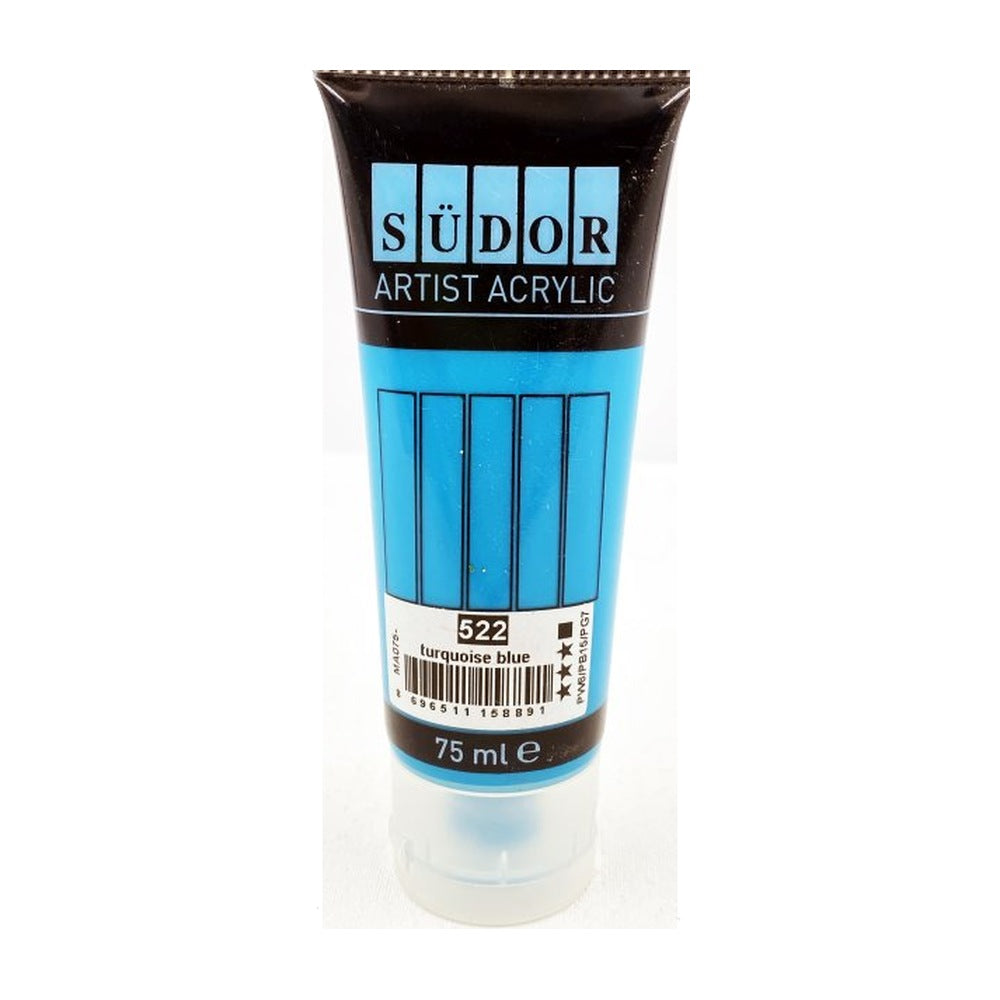 Südor Akrilik Tüp 75ml Turquoise Blue 522
