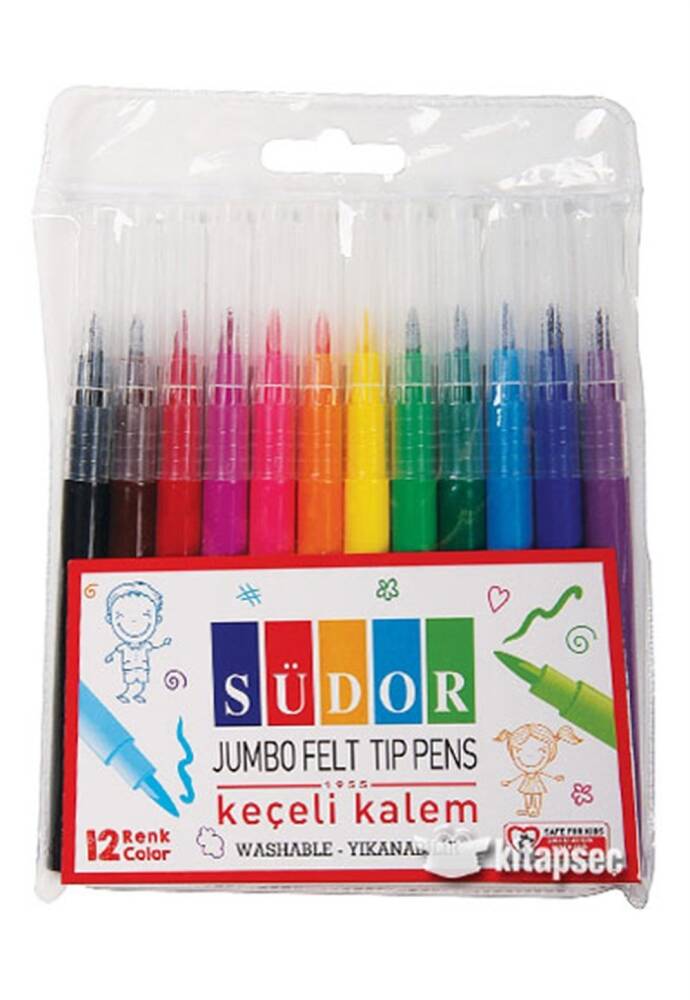 Südor Jumbo Keçeli Kalem 12li