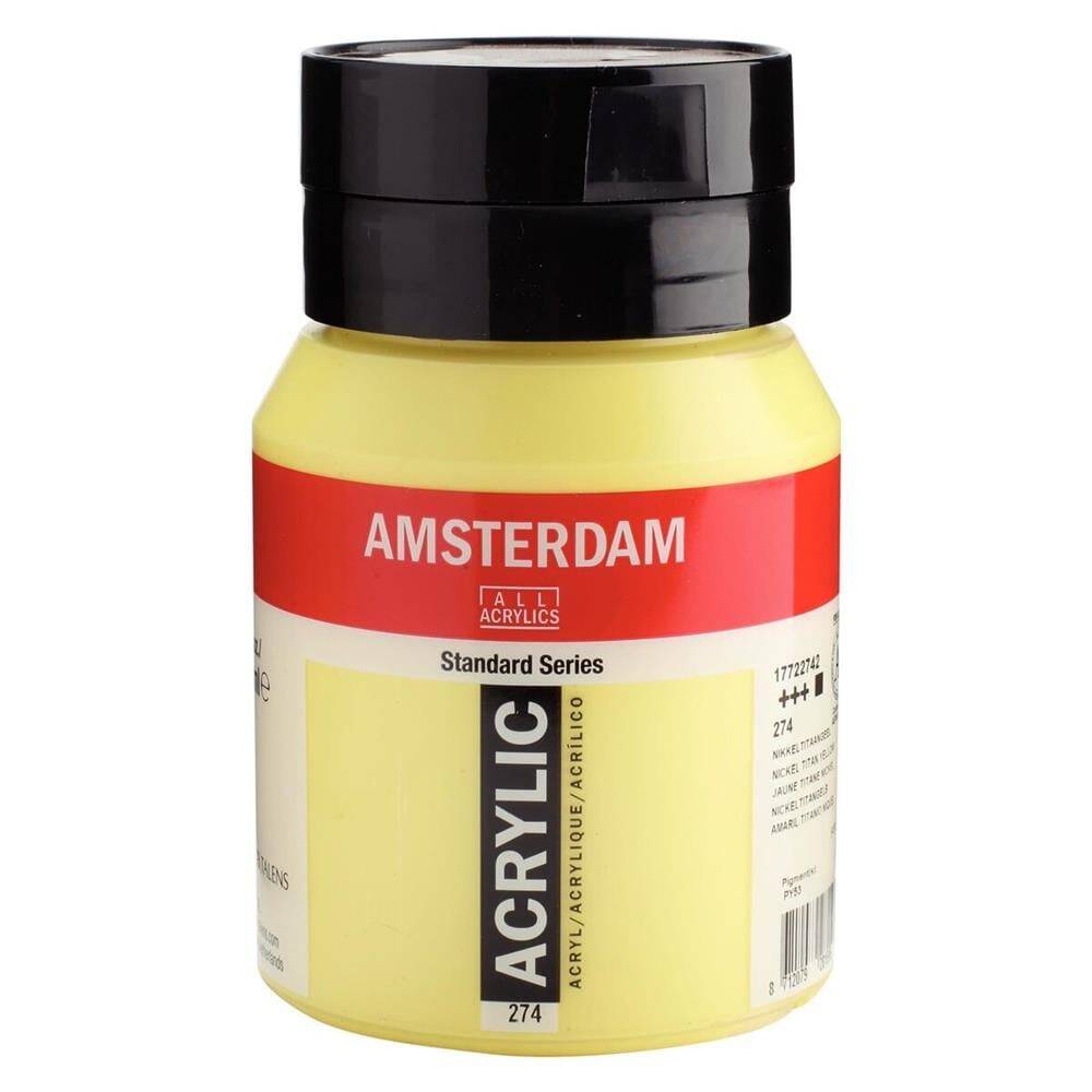 Talens Amsterdam Akrilik Boya 500 ml 274 Nickel Titanium