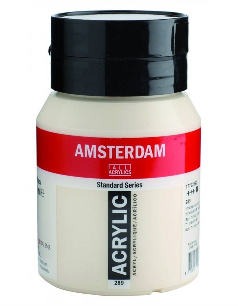 Talens Amsterdam Akrilik Boya 500 ml 289 Titanium Buff Li