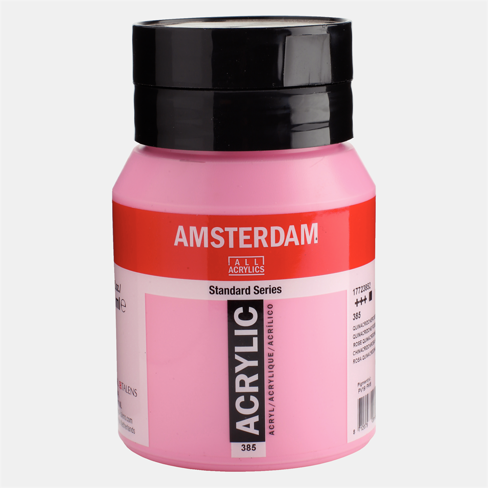 Talens Amsterdam Akrilik Boya 500 ml 385 Quinacridone Ros
