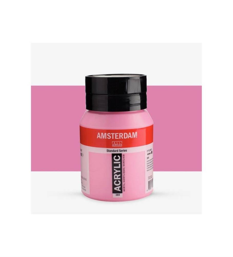 Talens Amsterdam Akrilik Boya 500 ml 385 Quinacridone Ros