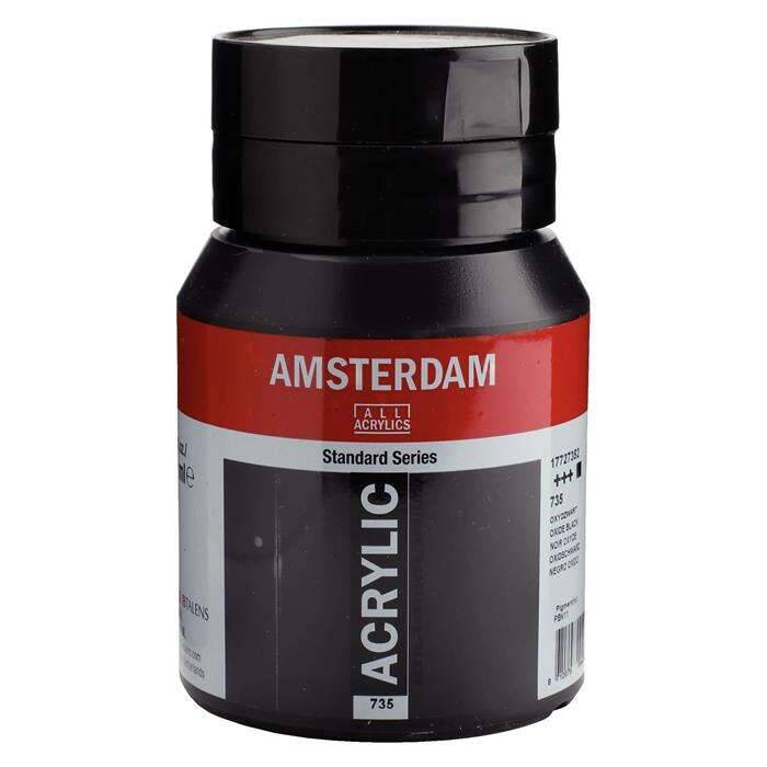 Talens Amsterdam Akrilik Boya 500 ml 735 Oxide Black