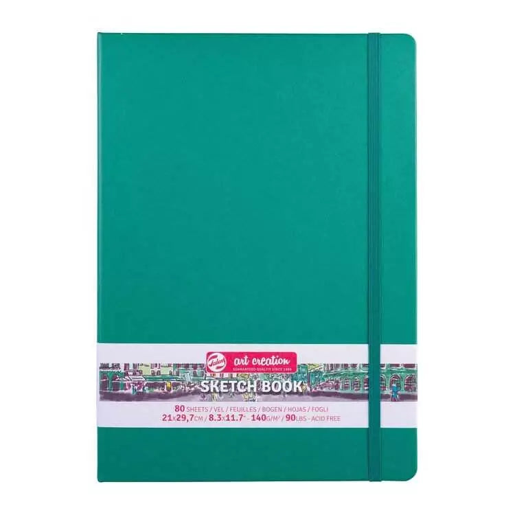 Talens Art Creation Sketch Book Forest Green 140 gr 21X29,7 cm