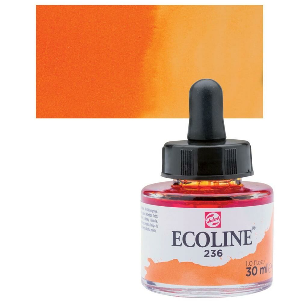 Talens Ecoline Sıvı Sulu Boya 30 ml 237 Deep Orange