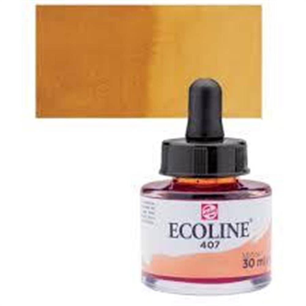 Talens Ecoline Sıvı Sulu Boya 30 ml 407 Deep Ochre