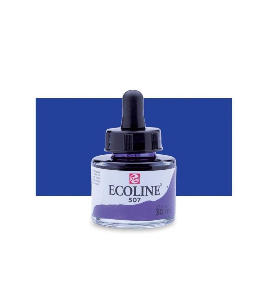 Talens Ecoline Sıvı Sulu Boya 30 ml 507 Ultramarine Viole