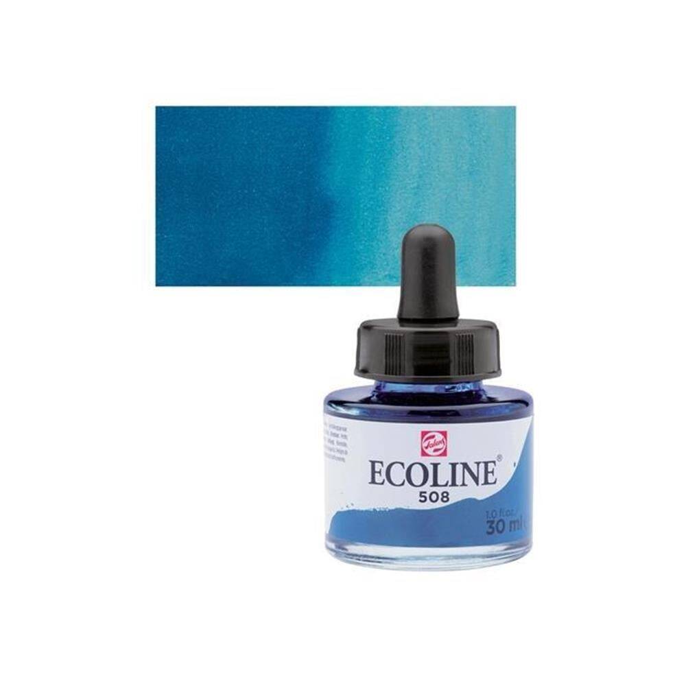 Talens Ecoline Sıvı Sulu Boya 30 ml 508 Prussian Blue