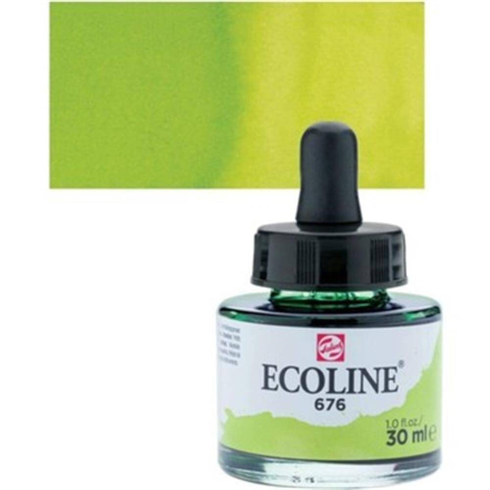Talens Ecoline Sıvı Sulu Boya 30 ml 676 Grass Green