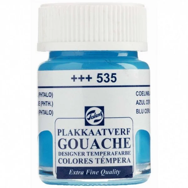 Talens Guaj Boya 16 ml 535 Cerulean Blue (Phthalo)