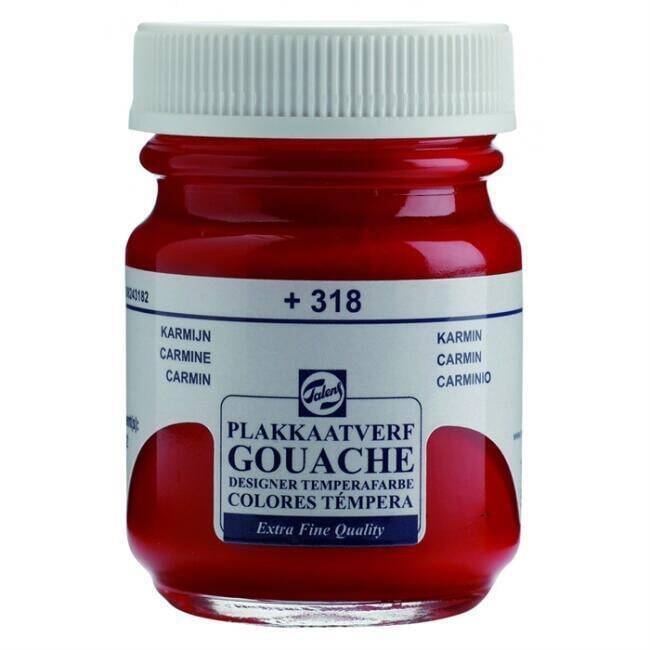 Talens Guaj Boya 50 ml 318 Carmine
