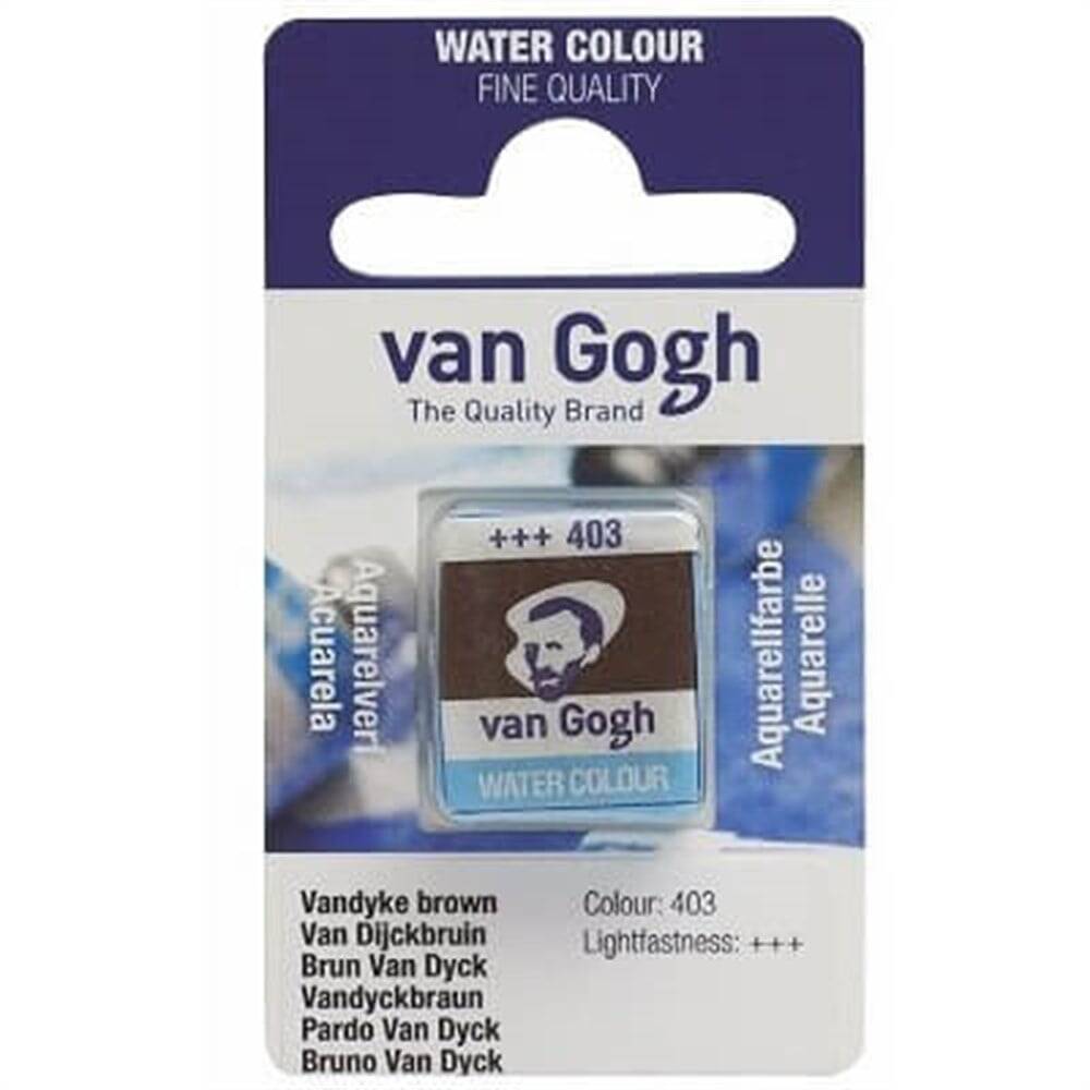 Talens Van Gogh Suluboya Tablet 403 Vandyke Brown