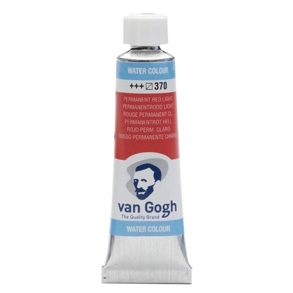 Talens Van Gogh Watercolour Tube 10ml - 370 Perm. Red Light