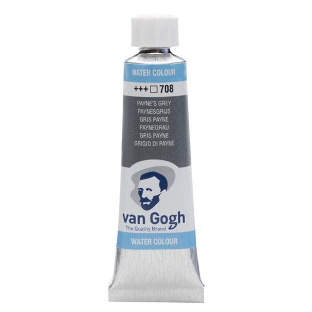 Talens Van Gogh Watercolour Tube 10ml - 708 Paynes Grey