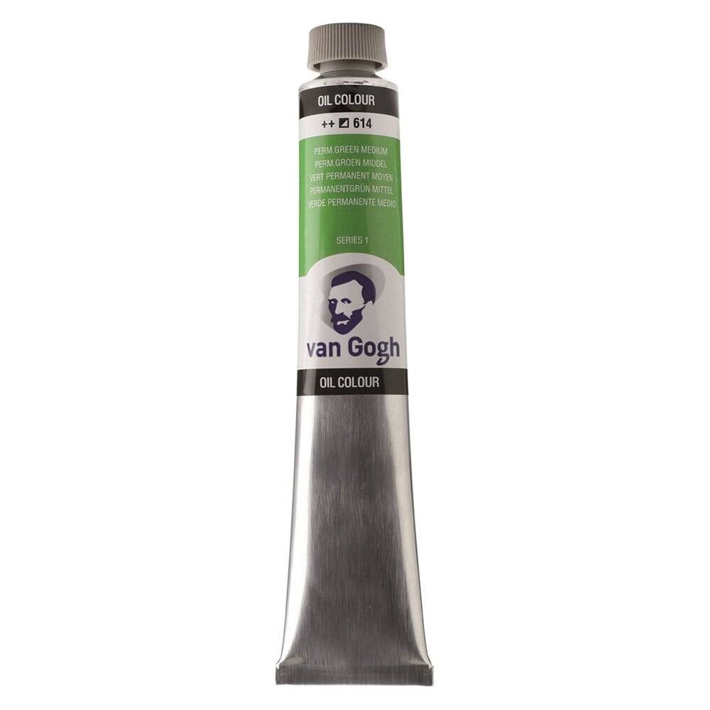 Talens Van Gogh Yağlı Boya 200 ml 614 Permanent Green Medium