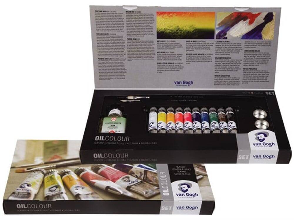 Talens Van Gogh Yağlı Boya Seti 10x20ml + Aksesuarlar