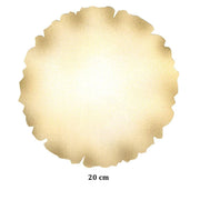 Illumination and Miniature Paper Light Cream Starch Ahar Round 20 cm