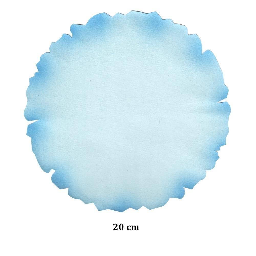 Illumination and Miniature Paper Light Blue Starch Ahared Ahar Round 20 cm