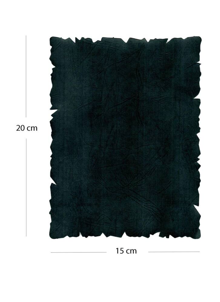 Illumination and Miniature Paper Dark Green, Starch-Papered Rectangular 20-15 cm