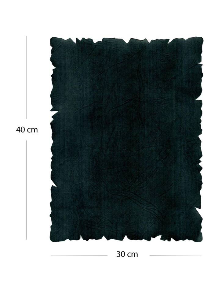 Illumination and Miniature Paper Dark Green, Starch-Papered Rectangular 40-30 cm