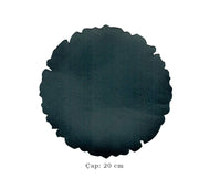 Illumination and Miniature Paper Dark Green, Starch Ahar Round 20 cm